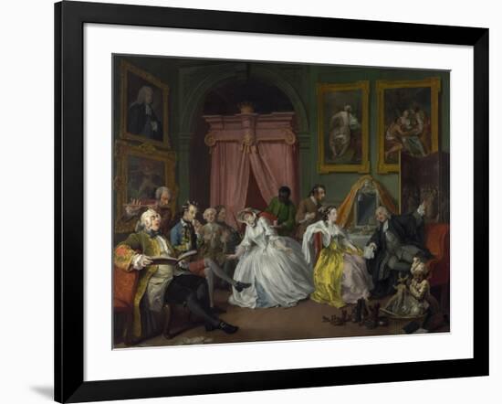 Marriage a La Mode: IV, the Toilette, C.1743-William Hogarth-Framed Giclee Print