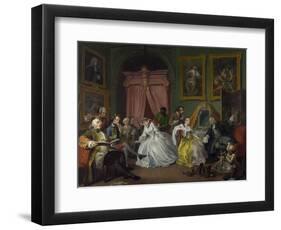 Marriage a La Mode: IV, the Toilette, C.1743-William Hogarth-Framed Giclee Print