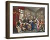 Marriage a La Mode, Plate I, the Marriage Settlement, Illustration from 'Hogarth Restored: the…-William Hogarth-Framed Giclee Print