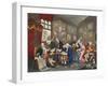 Marriage a La Mode, Plate I, the Marriage Settlement, Illustration from 'Hogarth Restored: the…-William Hogarth-Framed Giclee Print