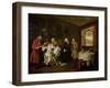 Marriage a La Mode: the Death of the Countess, C. 1742-44-William Hogarth-Framed Giclee Print