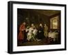 Marriage a La Mode: the Death of the Countess, C. 1742-44-William Hogarth-Framed Giclee Print