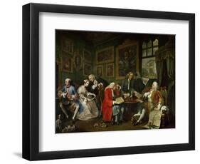 Marriage a La Mode: The Death of the Countess, circa 1742-44-William Hogarth-Framed Premium Giclee Print