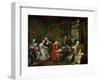Marriage a La Mode: The Death of the Countess, circa 1742-44-William Hogarth-Framed Premium Giclee Print