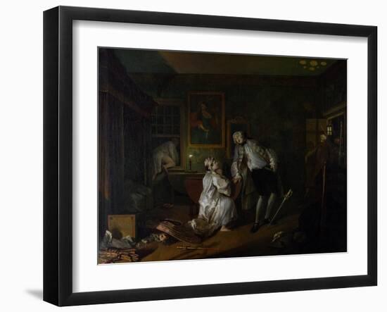 Marriage a La Mode: V, the Bagnio, C.1743-William Hogarth-Framed Giclee Print