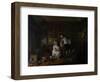 Marriage a La Mode: V, the Bagnio, C.1743-William Hogarth-Framed Premium Giclee Print