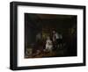 Marriage a La Mode: V, the Bagnio, C.1743-William Hogarth-Framed Premium Giclee Print