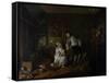 Marriage a La Mode: V, the Bagnio, C.1743-William Hogarth-Framed Stretched Canvas
