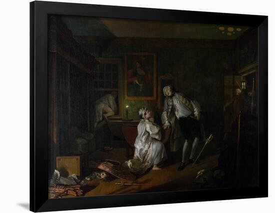 Marriage a La Mode: V, the Bagnio, C.1743-William Hogarth-Framed Giclee Print