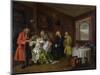 Marriage a La Mode: Vi, the Lady's Death, C.1743-William Hogarth-Mounted Giclee Print