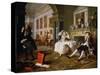 Marriage a la Mode-William Hogarth-Stretched Canvas