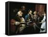 Marriage A-La-Mode-William Hogarth-Framed Stretched Canvas