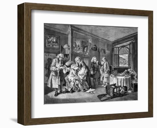 Marriage a la Mode-William Hogarth-Framed Giclee Print