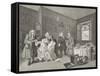 Marriage a la Mode-William Hogarth-Framed Stretched Canvas