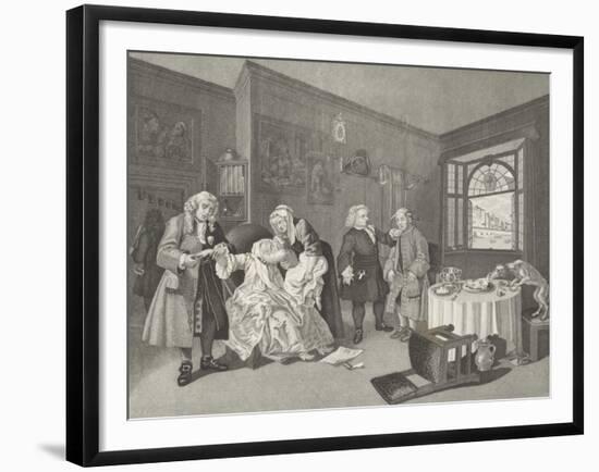 Marriage a la Mode-William Hogarth-Framed Giclee Print