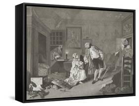 Marriage a la Mode-William Hogarth-Framed Stretched Canvas