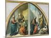 Marriage and Presentation of the Virgin Mary at the Temple, 1857-1860-Francesco Coghetti-Mounted Giclee Print