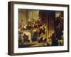 Marriage at Cana, 1728, Painting by Nicolas Vleughels (1668-1737), France, 18th Century-Nicolas Vleughels-Framed Giclee Print