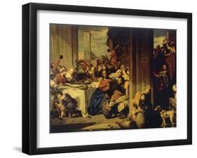 Marriage at Cana, 1728, Painting by Nicolas Vleughels (1668-1737), France, 18th Century-Nicolas Vleughels-Framed Giclee Print