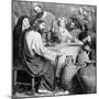 Marriage at Cana. Engraving, 19th Century-null-Mounted Giclee Print