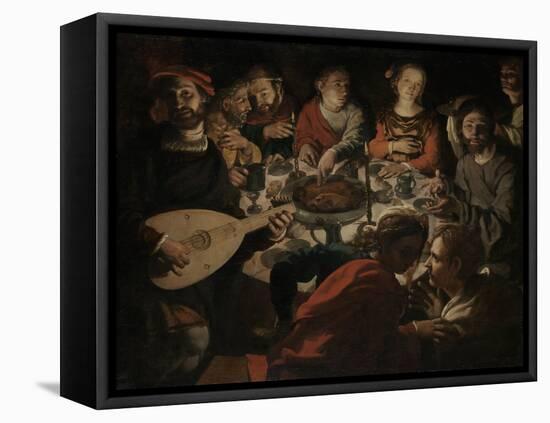 Marriage at Cana, Jan Cornelisz Vermeyen-null-Framed Stretched Canvas