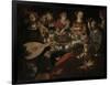 Marriage at Cana, Jan Cornelisz Vermeyen-null-Framed Art Print