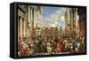 Marriage at Cana-Paolo Veronese-Framed Stretched Canvas