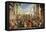 Marriage at Cana-Paolo Veronese-Framed Stretched Canvas