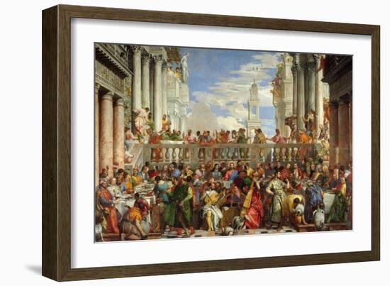 Marriage at Cana-Paolo Veronese-Framed Giclee Print