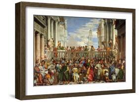 Marriage at Cana-Paolo Veronese-Framed Giclee Print