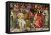 Marriage at Cana-Paolo Veronese-Framed Stretched Canvas