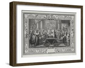 Marriage Ceremony of Louis XIV (1638-1715) King of France and Navarre-Charles Le Brun-Framed Giclee Print