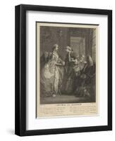 Marriage Contract, 18th Century-Charles Eisen-Framed Giclee Print