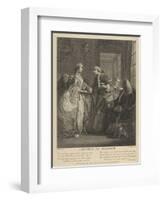 Marriage Contract, 18th Century-Charles Eisen-Framed Giclee Print