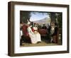 Marriage Contract in Italy, 1831-Guillaume Bodinier-Framed Giclee Print