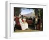 Marriage Contract in Italy, 1831-Guillaume Bodinier-Framed Giclee Print