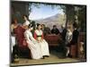 Marriage Contract in Italy, 1831-Guillaume Bodinier-Mounted Giclee Print