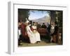 Marriage Contract in Italy, 1831-Guillaume Bodinier-Framed Giclee Print