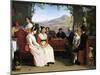 Marriage Contract in Italy, 1831-Guillaume Bodinier-Mounted Giclee Print