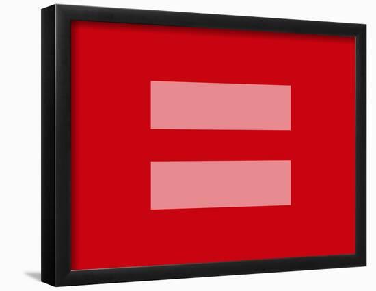 Marriage Equality Symbol Poster-null-Framed Poster