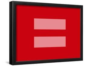 Marriage Equality Symbol Poster-null-Framed Poster