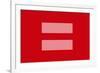 Marriage Equality Symbol-null-Framed Art Print