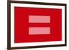 Marriage Equality Symbol-null-Framed Art Print