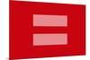 Marriage Equality Symbol-null-Mounted Art Print
