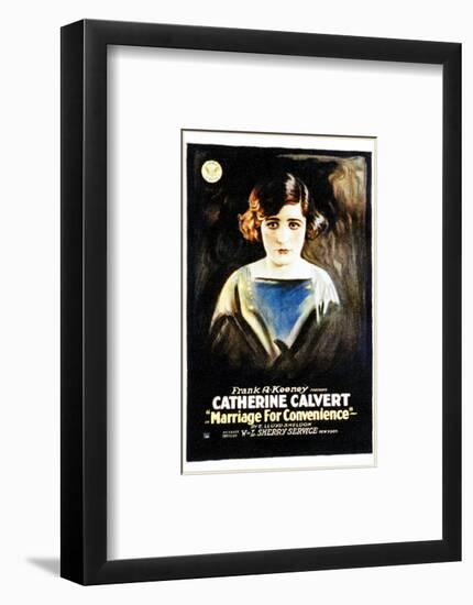 Marriage For Convenience - 1919-null-Framed Giclee Print