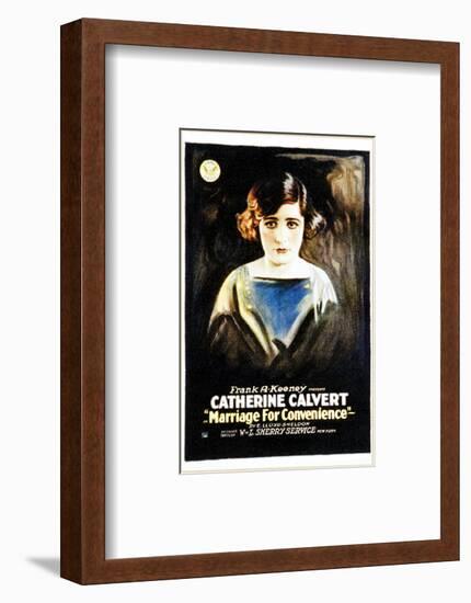 Marriage For Convenience - 1919-null-Framed Giclee Print