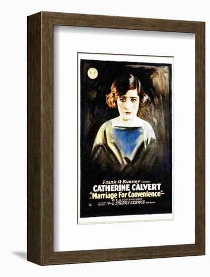 Marriage For Convenience - 1919-null-Framed Giclee Print