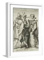 Marriage for Money, Plate 2 of The Marriage Trilogy, c.1594-Jan Saenredam-Framed Giclee Print