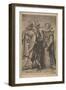 Marriage for Wealth Officiated by the Devil, Ca. 1600-Jan Saenredam-Framed Giclee Print