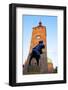 Marriage Fountain in Front of the White Tower, Nuremberg, Bavaria, Germany, Europe-Neil Farrin-Framed Photographic Print